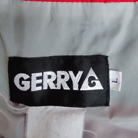 Gerry Zip Up Jacket Red Black Coat Windbreaker Men's Size Large Vintage 90s Y2K - Picture 10 of 10